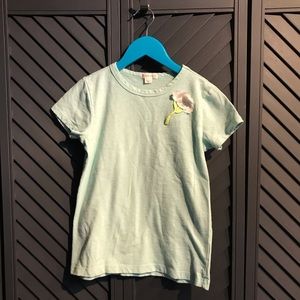 EUC Crewcuts tee with sequin appliqué